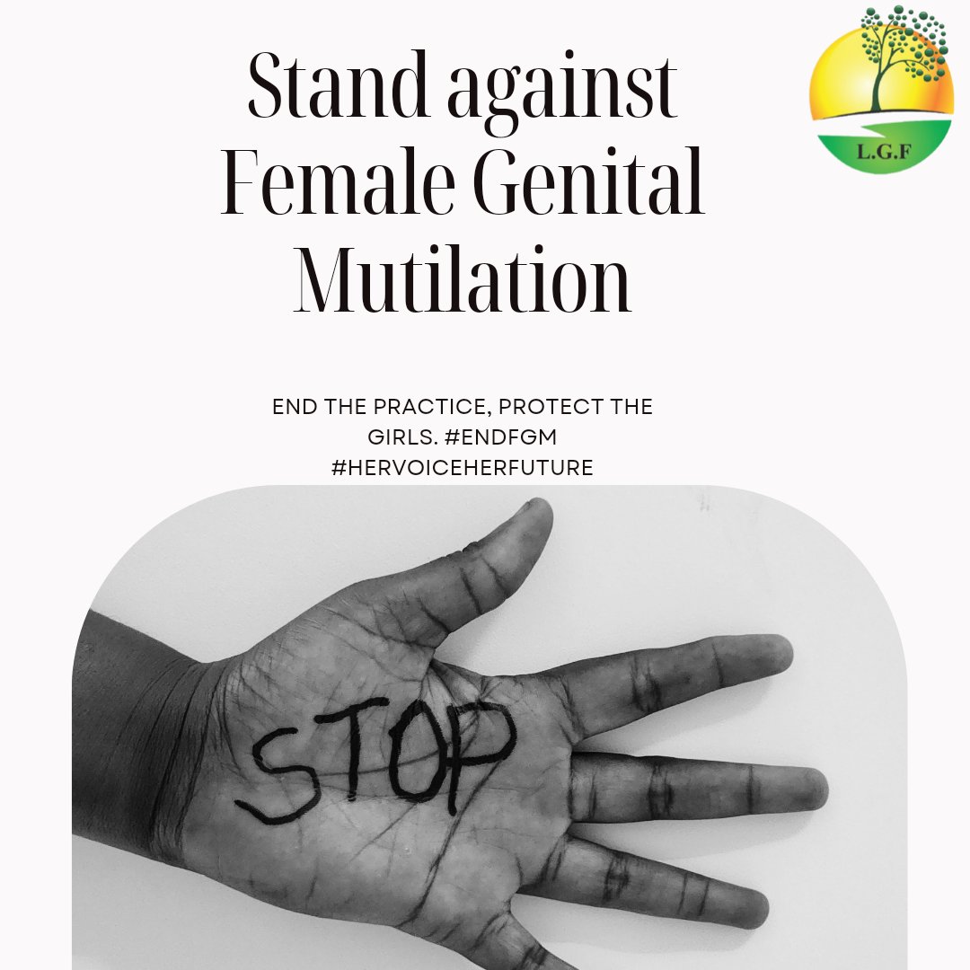 In a strong stance against Female Genital Mutilation (FGM), there is a call to end the harmful practice and protect girls. This is reinforced by the hashtags #EndFGM and #HerVoiceHerFuture, signifying the movement's commitment to ensuring a safer future for girls.