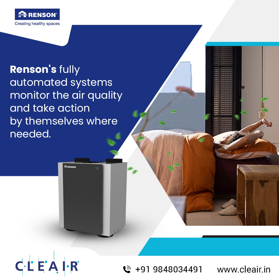 cleairvm's tweet photo. Breathe easy with Renson's fully automated air quality monitoring systems! 🏡🌟 Experience the convenience and peace of mind of a smart solution for air quality control.
Ready to transform your indoor environment? Contact us today!
#cleair #renson #rensonventilationsystem https://t.co/wEIUAllZQ4