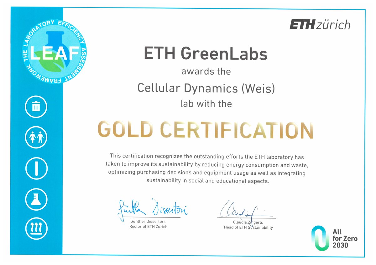 Our commitment to #sustainability has earned our lab a gold 🥇 certification in the @LEAFinLabs program! We've implemented measures to save plastic, water, energy, and more 🌍💚 Sign your lab up today: ucl.ac.uk/sustainable/ta…
Together we can make a difference! #greenlabs