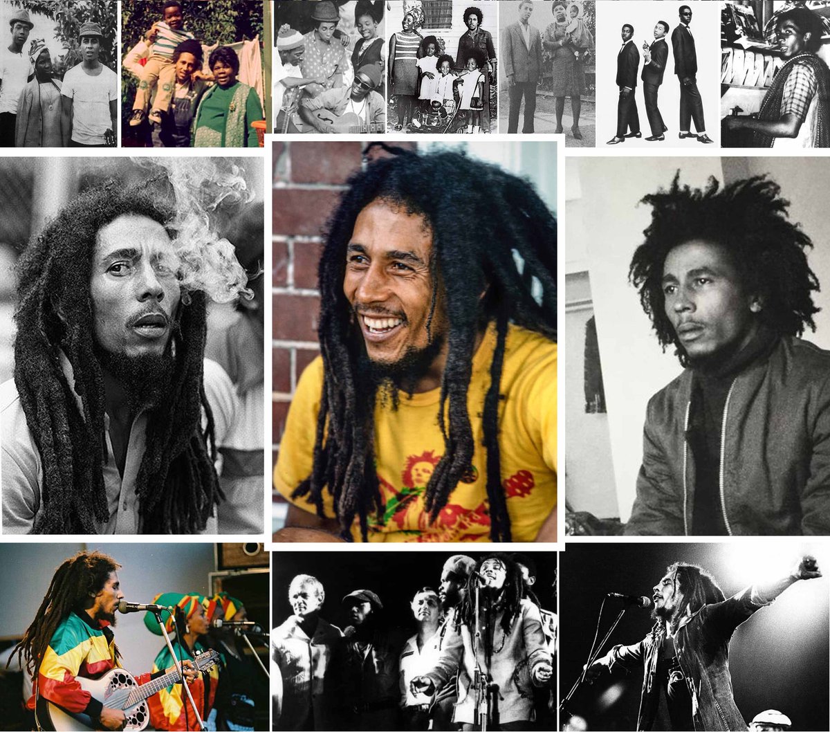 Robert Nesta ‘Bob’ Marley (6 Feb 1945 – 11 May 1981) Legendary #Jamaican singer, songwriter, musician, activist, born 79 years ago today in Nine Mile, St. Ann. Global icon for Jamaican music and Rastafari, his popularity continues to grow. #BobMarley #Reggae #Jamaica
