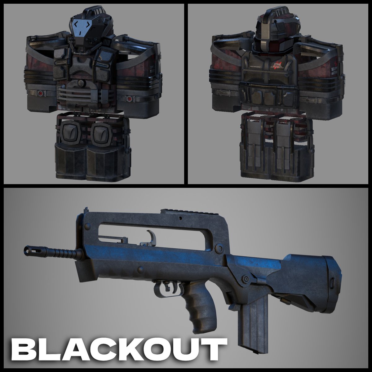 Models made for Blackout: Revival
#roblox #robloxdev #robloxdevs