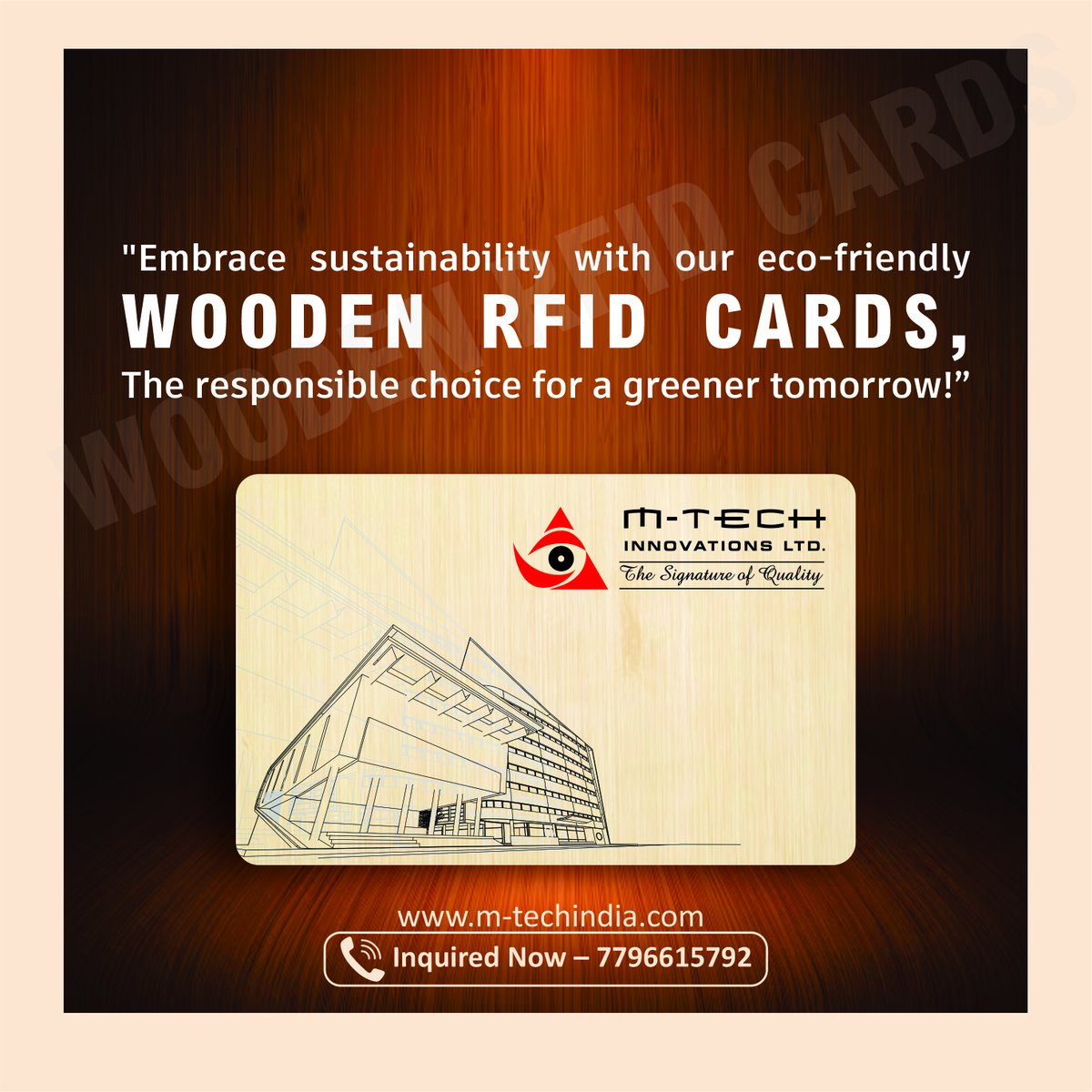 'Unwrap nature's elegance with our wooden cards – where craftsmanship meets creativity. 🌿✨

website - m-techindia.com

#WoodenCards #ArtistryInEveryDetail'