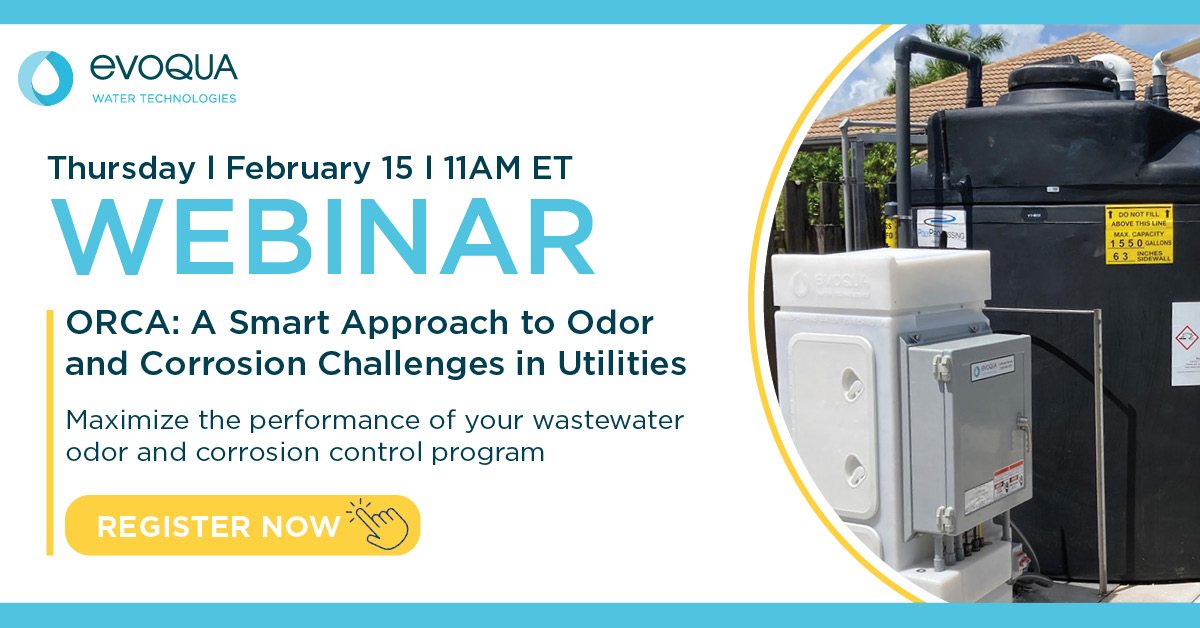 Uncover the power of data and smart technology in effectively mitigating odor and corrosion control challenges. Join us to discover how our game-changing ORCA program is empowering utilities and optimizing performance. evoqua.com/en/webinars/OR…

#OdorControl #CorrosionManagement