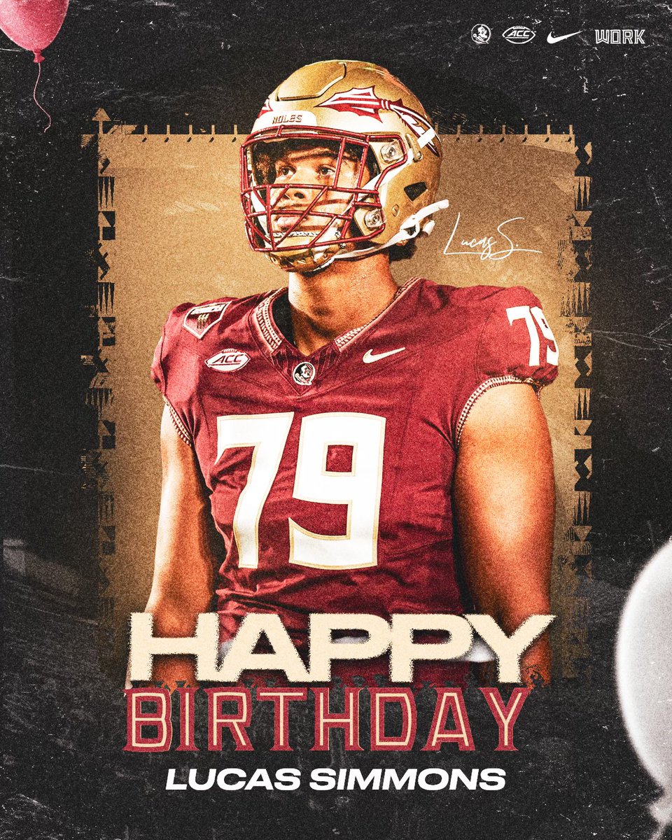 Happy birthday, Lucas!

#NoleFamily