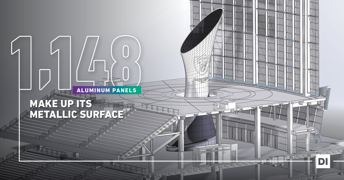 WeAreDI's tweet photo. T-minus 5 days until the world's tallest 3D-printed, free-standing structure takes center stage for the big game inside @AllegiantStadm. 🏈 🔥 

Watch to see how we took the Al Davis Memorial Torch from render to reality. https://t.co/DKpkvkCOgg

#WeAreDI #NFL #3DPrinting https://t.co/NnrdjN4ECn