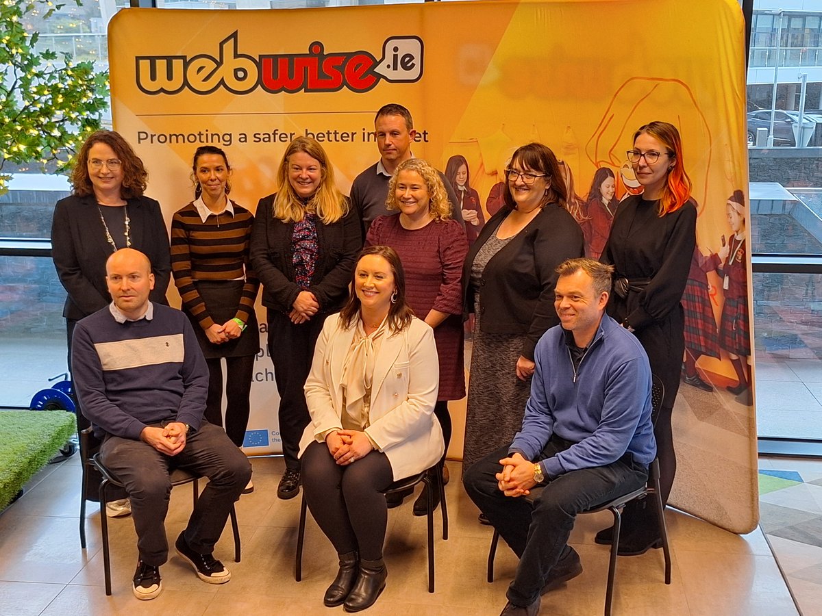 CNaM_ie's tweet photo. Thank you to the Safer Internet Centre led by @Webwise_Ireland for hosting such a great #TechInOurWorld #SID2024 event today. It was great for our Online Safety Commissioner Niamh Hodnett to have the opportunity to talk about her role & the work of @CNaM_ie https://t.co/yi3MKb8h6C