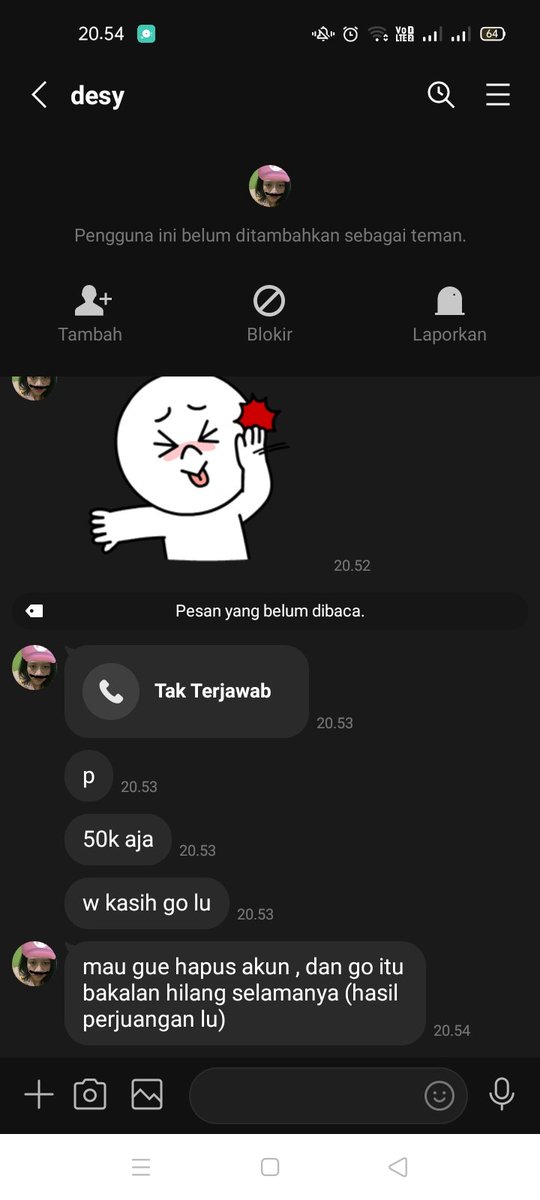 Jiccho_on's tweet photo. Help RT PLEASE 
X do your magic please 
Hacker GO‼️
Harap hati” buat owner GO 
Dia ngehack go + minta tebusan 100rb, dia spam telfon &amp; chat. Pake bahasa melayu. Ga tau itu beneran foto dia atau engga yg pasti hati” ajaa 🙏🏻 https://t.co/eQp48FGeWN