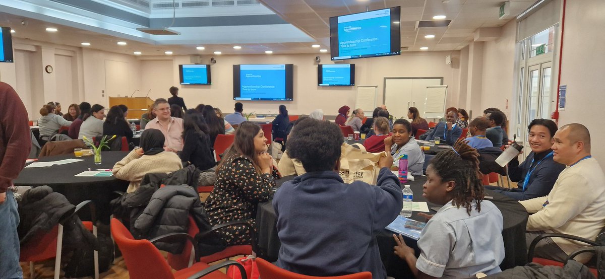 It was a wonderful atmosphere today at our apprenticeship conference today @ImperialNHS @ImperialPeople, so many achievements worth celebrating.  @_BNUni  @Dynamic_DTUK @SigsworthJanice @cleonvillapalos @SharonProbets #NAW24 #apprenticeship