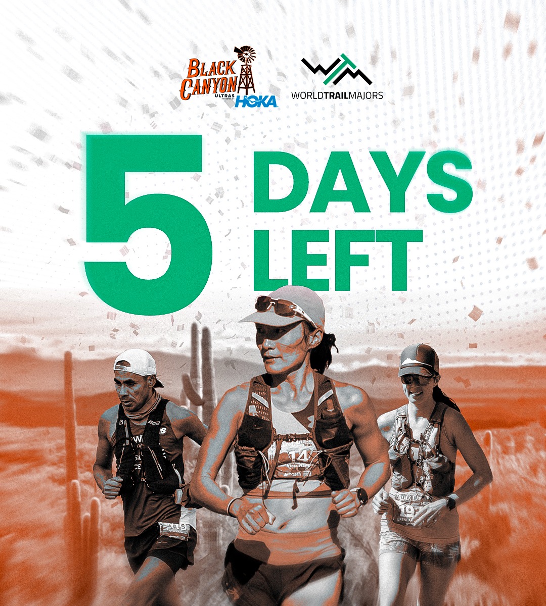 👀​Just 5️⃣ days left, ​🇺🇸​ #BlackCanyonUltras is coming and the countdown has already started ... #RacesOfALifetime | @AravaipaRunning
