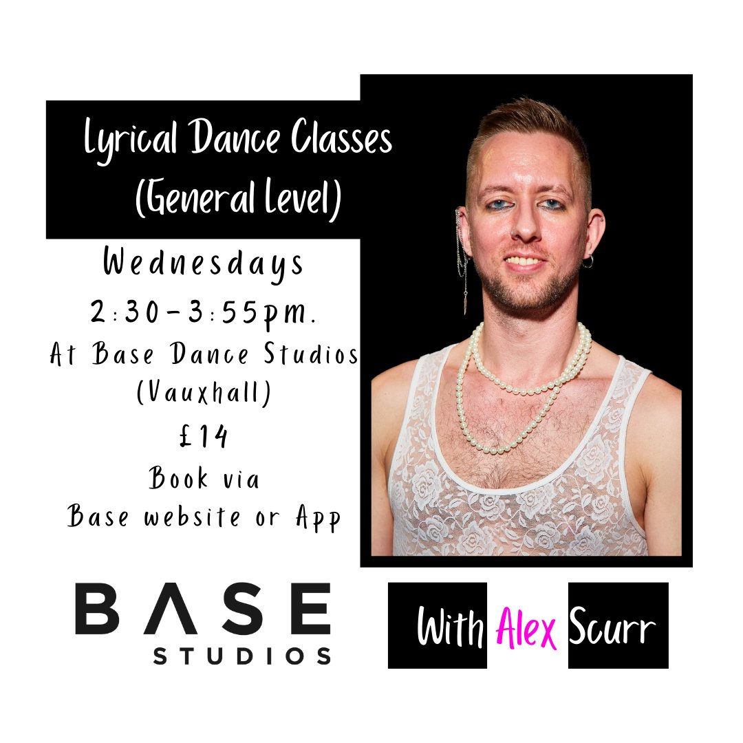 Alex_Scurr's tweet photo. Super excited to be starting new Lyrical classes @ Base in Vauxhall, Wednesdays, 230pm.

Come along &amp; let's get emotional. Would love to see some of your faces there.

Book directly through them
https://t.co/COKDstB8ag https://t.co/3TulFOsLEe