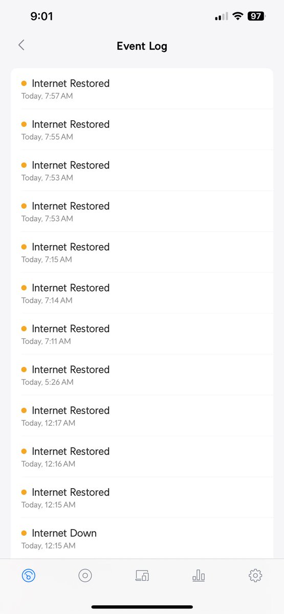 MiniMadRyan's tweet photo. @cogecohelps Thanks! Hopefully they’ll be able to come out sooner than later. Outages have been much more frequent this morning compared to other days, already up to 8 of them this morning. https://t.co/MzVnuZdMfW