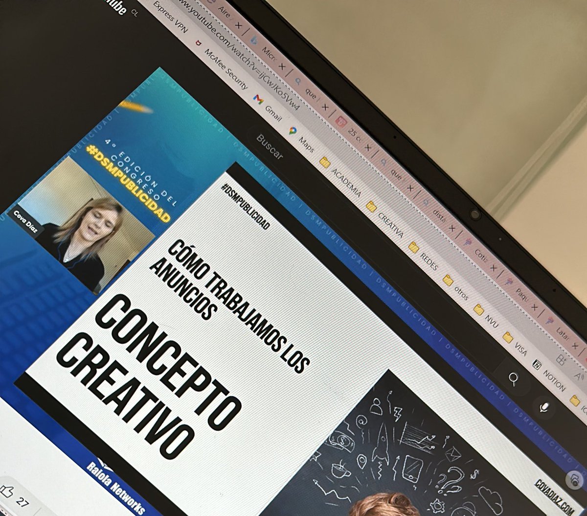 ignabri_'s tweet photo. Continuamos aprendiendo en el congreso de marketing digital desde 🇨🇱 ! Eso es lo que más me gusta del marketing digital!! Desde cualquier parte de hace 🎉🎉🎉🎉 #dsmpublicidad @marketingandweb @miguelfloro quiero ganar!! Para seguir estudiando! https://t.co/te2wb0R0Q0