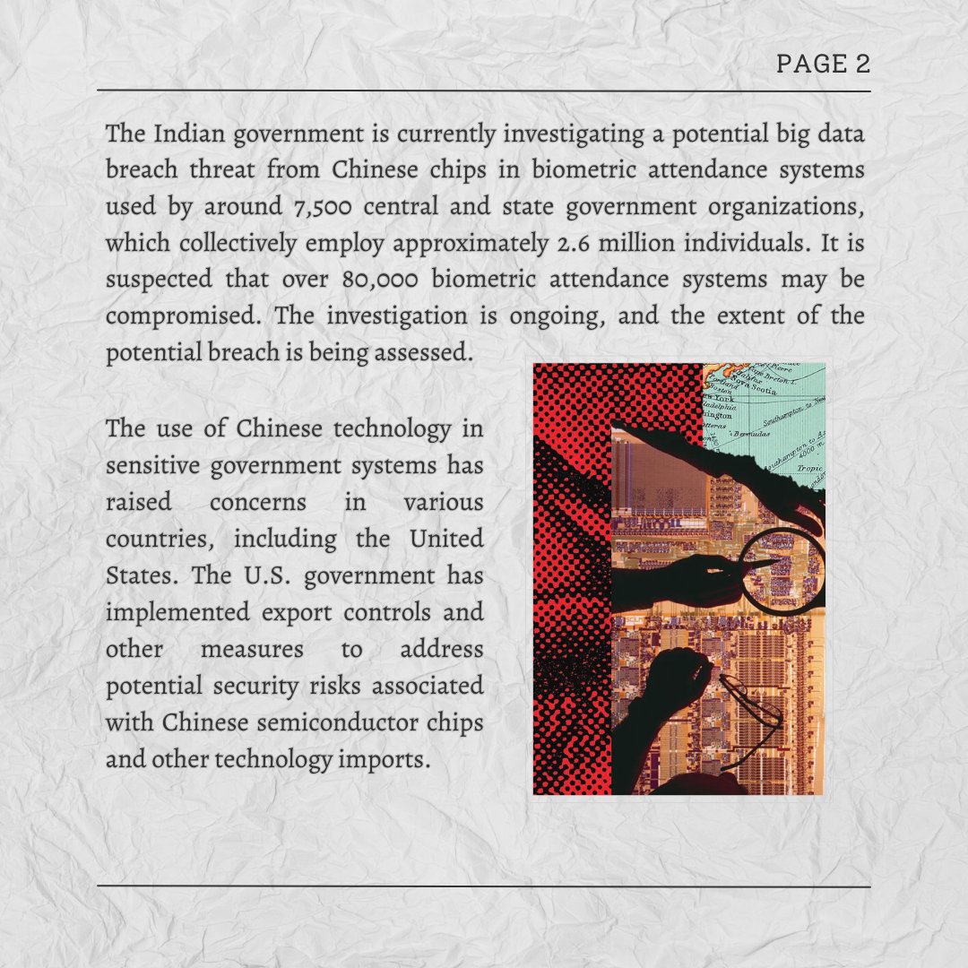 CyscomVit's tweet photo. Is your digital footprint under threat? Keep an eye out as Indian authorities investigate potential big data breaches involving Chinese chips.

CC: Palak Singh
DC: Muskaan

#cybersecurity #dataprivacy #databreach #dataprotection #cyberawareness #vitchennai #cyscomvit https://t.co/fyWxgTMviX