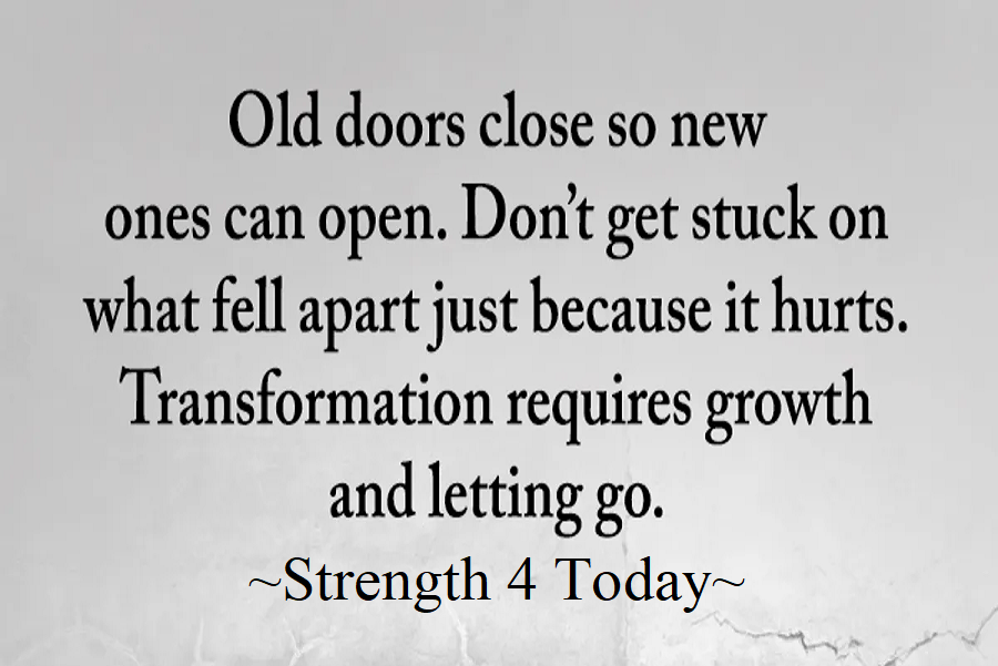 Strengthfor2day's tweet photo. Old Doors Close So New Ones Can Open.
Don't Get Stuck On What Fell Apart
Just Because It Hurts.
Transformation Requires Growth And Letting Go.
#OldDoors #NewDoors #GetStuck #FellApart #Hurts #Transform #Growth #LetGo #RecoveryPosse #Strengthfor2day https://t.co/mQVfXWvCtv
