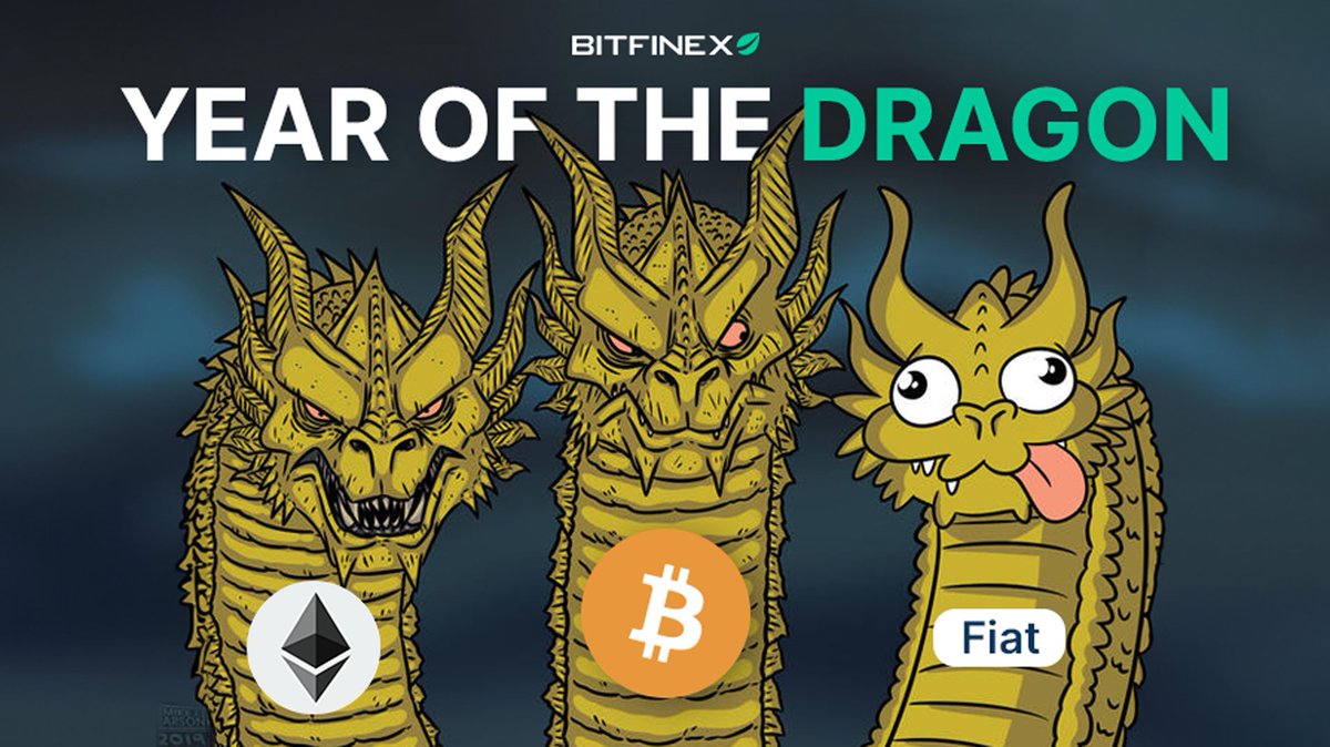 If #Bitcoin, Tether $USDt and Fiat were Lunar New Year dragons, what would  they look like? 🐲 Stay tuned for the Bitfinex Lunar New Year competition,  more details coming soon! ⏰ #LunarNewYearBFX