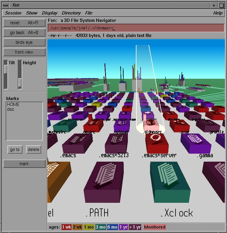 SGI's 3D File System Navigator (1993) was real