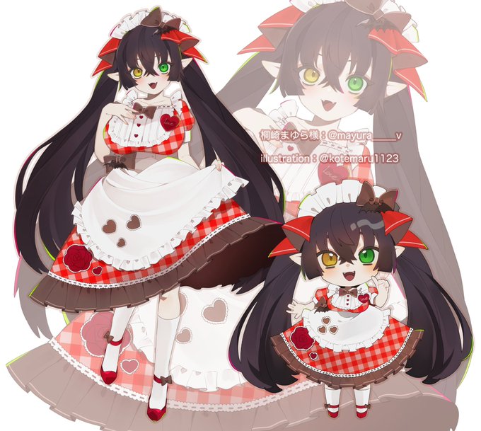 「plaid dress twintails」 illustration images(Latest)