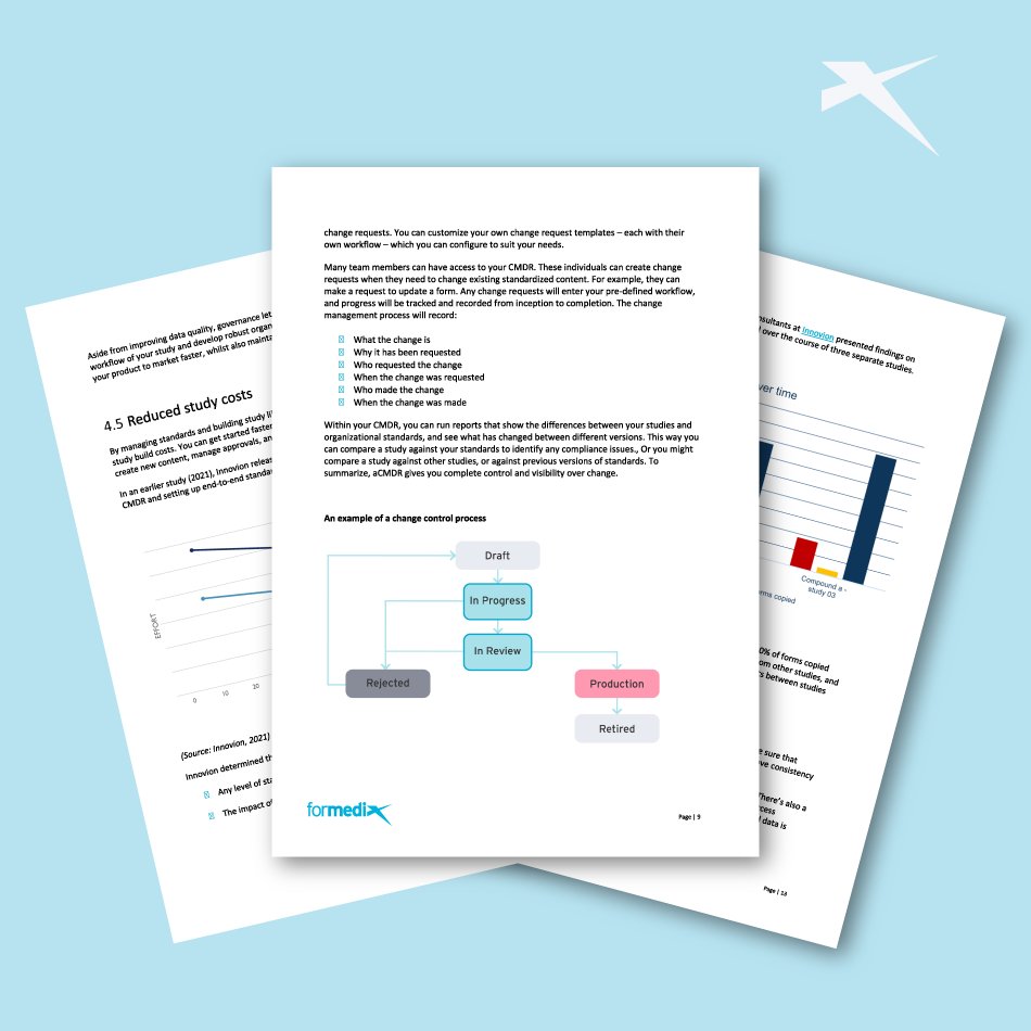 FormedixInc's tweet image. Have you downloaded our whitepaper: The importance of a metadata repository in clinical trials? 📩

Whether you’re considering a #CMDR, or want to find out about metadata standardization, our free paper has all you need!

Get the whitepaper here ➡️ bit.ly/3wddnFI