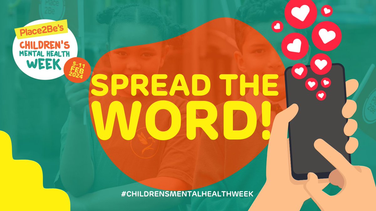 It's Children's Mental Health Week, for more information please see link below: childrensmentalhealthweek.org.uk/about/