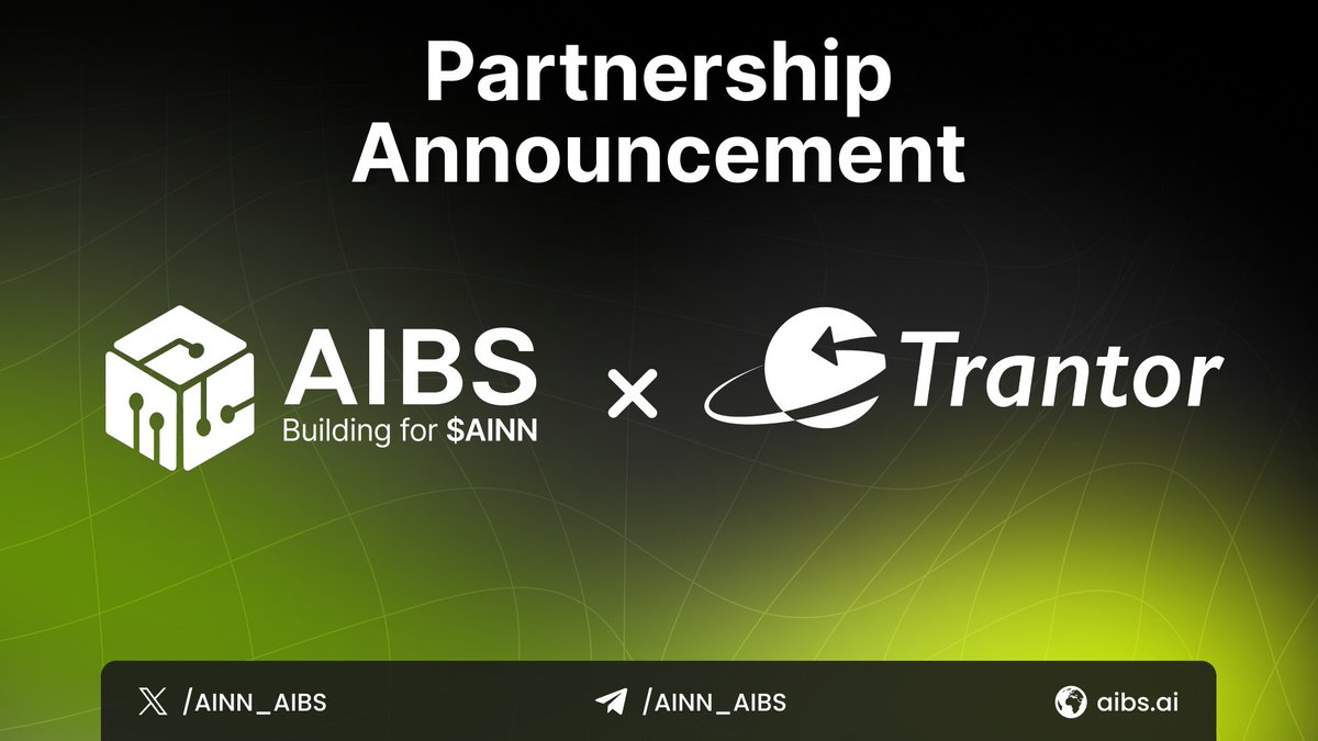 AINN_AIBS's tweet image. 👥 @AINN_AIBS x @TrantorNetwork
🌟 We are excited to announce our partnership with #Trantor, an omnichain asset transport protocol that allows assets to be transferred between chains with 100% liquidity.
🌐 This collaboration extends the capabilities of #AIBS, as we develop…