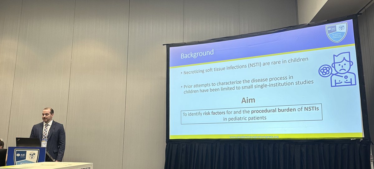 Mehul V Raval (@mehulvraval) on Twitter photo Nec Soft Tissue Infections in kids follows patterns unique from those in adults. Great work by <a href="/BenjaminPittMD/">Benjamin Pitt, MD, MPH</a>
#ASC2024 <a href="/LurieChildrens/">Lurie Children's</a> <a href="/LuriePedSurg/">LurieChildrenSurgery</a> <a href="/TimothyLautz/">Timothy Lautz</a> Nec Soft Tissue Infections in kids follows patterns unique from those in adults. Great work by <a href="/BenjaminPittMD/">Benjamin Pitt, MD, MPH</a>
#ASC2024 <a href="/LurieChildrens/">Lurie Children's</a> <a href="/LuriePedSurg/">LurieChildrenSurgery</a> <a href="/TimothyLautz/">Timothy Lautz</a>