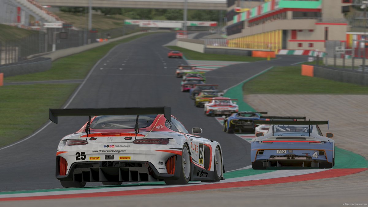 CoReSimRacing's tweet photo. #DSRC | Nail biting at  🇮🇹 @MugelloCircuit in yesterday's @ADAC #DMSB 2024 #endurance - another P5 result for #24 squad 🇩🇪 @CaliWinkler &amp; M.Paluch. #25 car with 🇩🇪 @mcneox &amp; M.Gunzelmann finished 9th. #iRacing #iracingofficial #simracing 🏁 https://t.co/ymmtuhHkSR