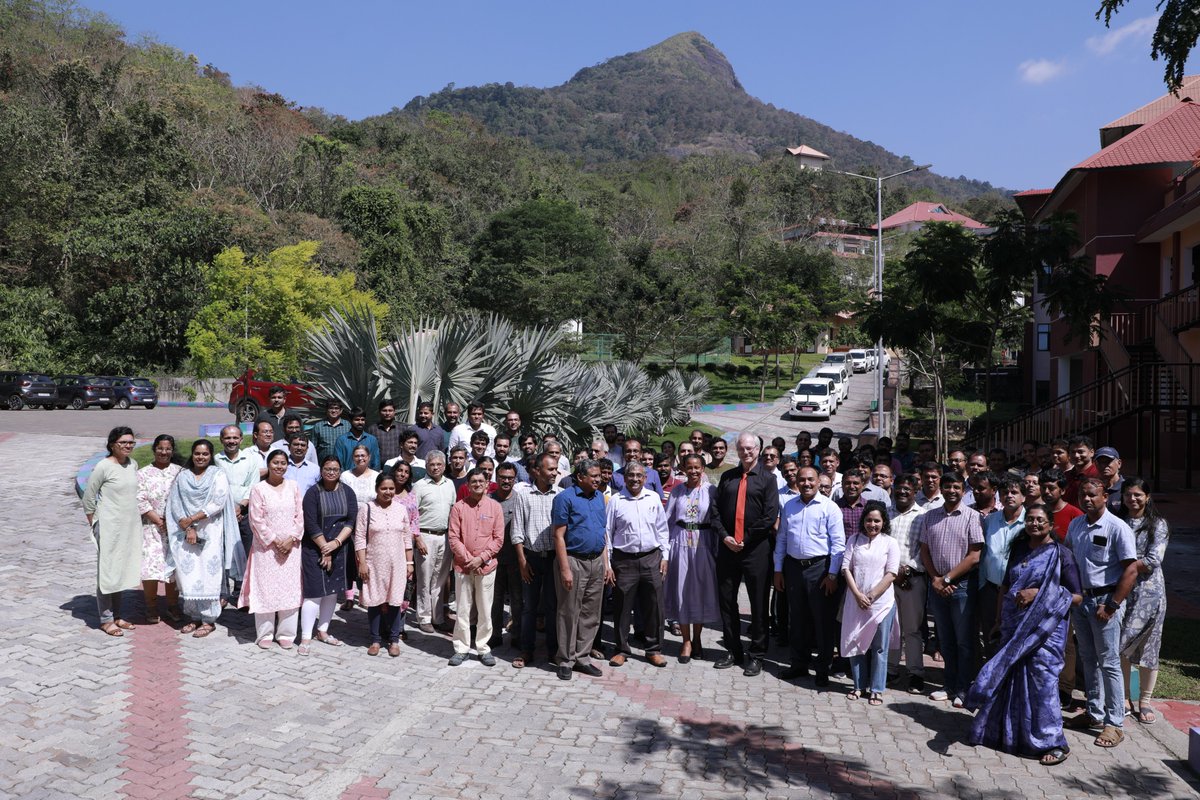 Group Picture of IISERTVM faculty with Prof. Morten Peter Meldal, Nobel laureate (2022) and his wife Dr. Phaedria during their visit to IISER TVM.