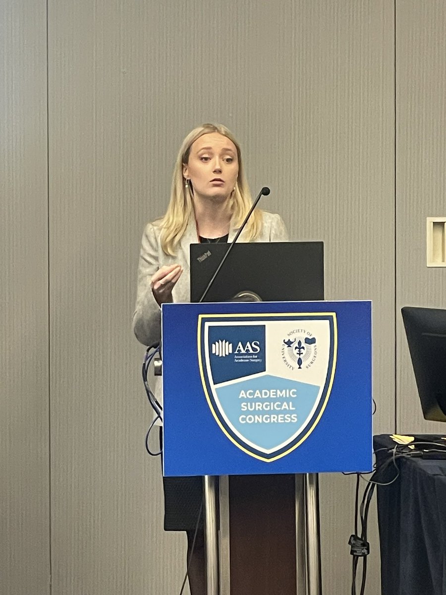 So proud of <a href="/cblythesmith/">Charlotte B. Smith</a>. Awesome
 Presentation on pediatric trauma transfers at the #ASC2024! She’s coming to a general surgery program near you! <a href="/UNCSurgery/">UNC Surgery</a> <a href="/AcademicSurgery/">Assoc4AcademicSurgery</a>