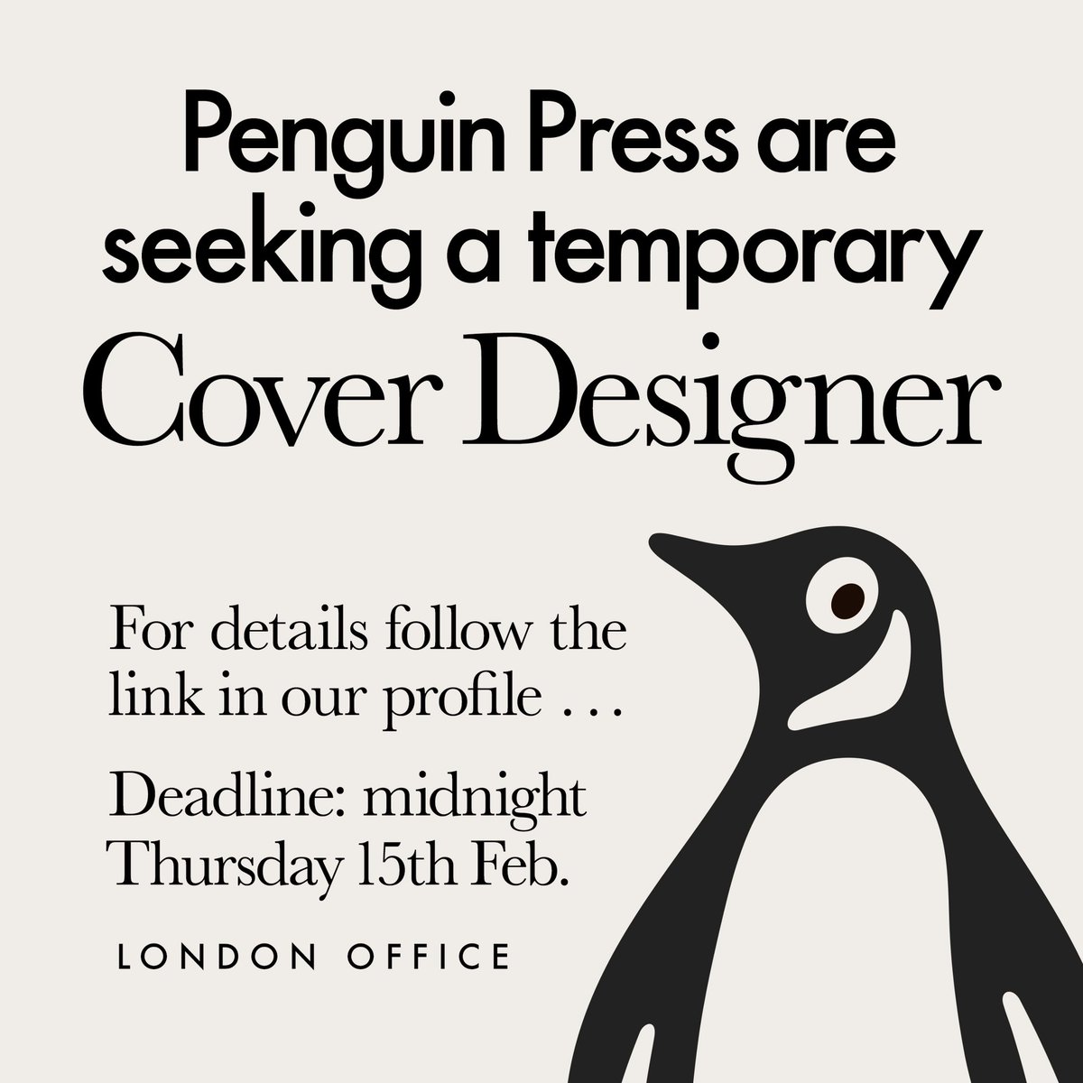 #DesignJobs #PenguinBooks #BookCovers