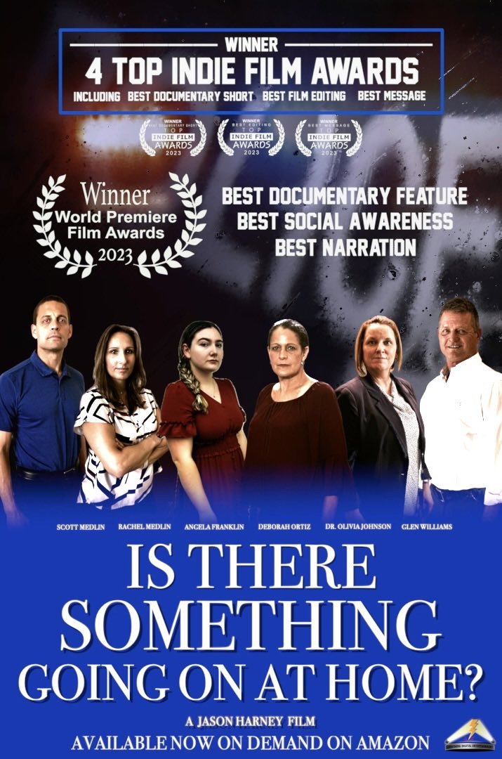 Jason Harney (@jasonharney72) on Twitter photo We are honored to announce our new #documentary #film IS THERE SOMETHING GOING ON AT HOME? has won three 2023 World Premiere Film Awards, winning Best Documentary Feature, Best Social Awareness Feature, & Best Narration.
Available Now On Demand On Amazon.
lightningdigitalentertainment.com/is-there-somet… We are honored to announce our new #documentary #film IS THERE SOMETHING GOING ON AT HOME? has won three 2023 World Premiere Film Awards, winning Best Documentary Feature, Best Social Awareness Feature, & Best Narration.
Available Now On Demand On Amazon.
lightningdigitalentertainment.com/is-there-somet…