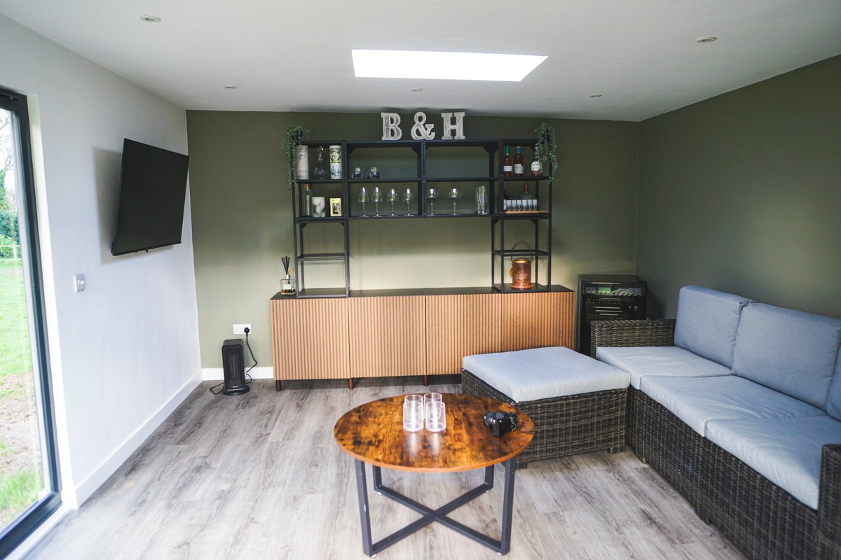 Combination Garden room and storage shed completed this week :) 

gardenroomco.com