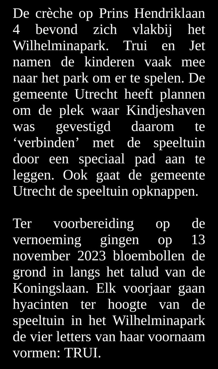EricRoeske's tweet photo. Crowdfundingsactie rondom vernoeming speeltuin Wilhelminapark naar verzetsheldin Trui van Lier
https://t.co/oXWeSR96QA
Er is 12.500 euro nodig. Nu is er al € 1610 opgehaald. https://t.co/BQ1CbS5dLH