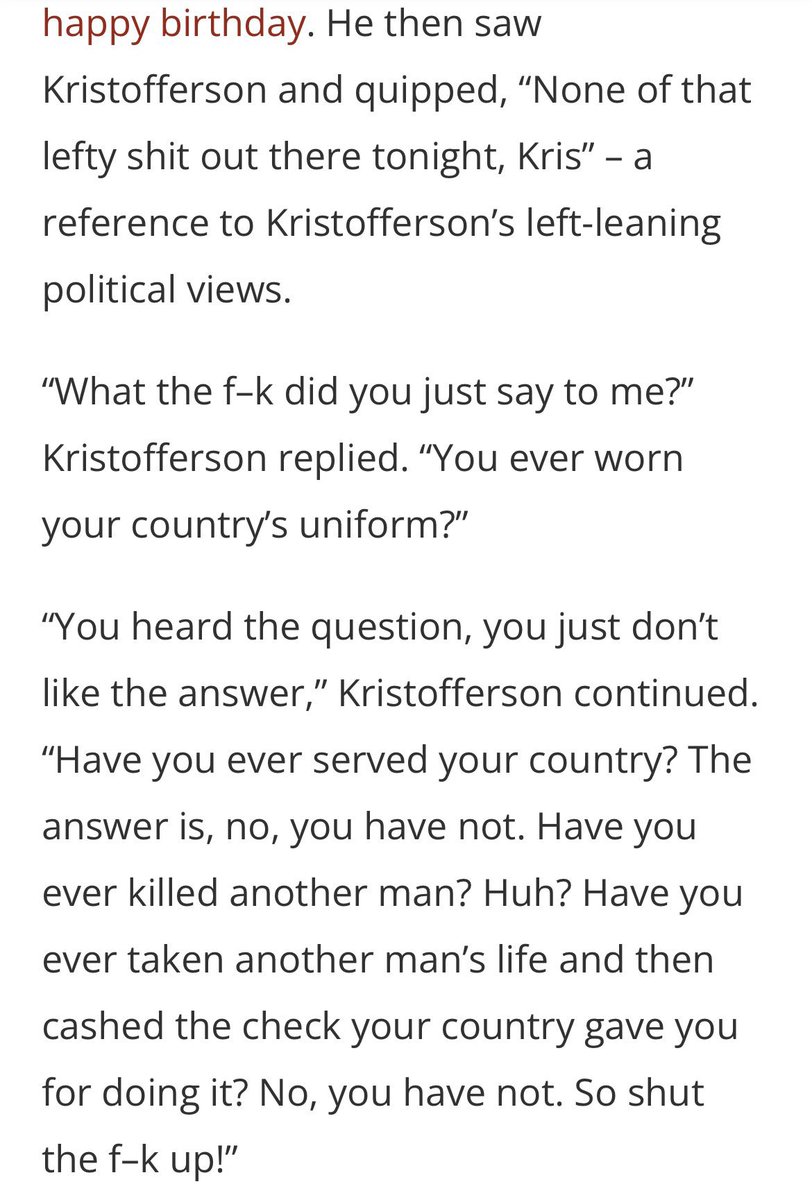 Honestly, congrats to Kris Kristofferson for having officially outlived Toby Keith.
