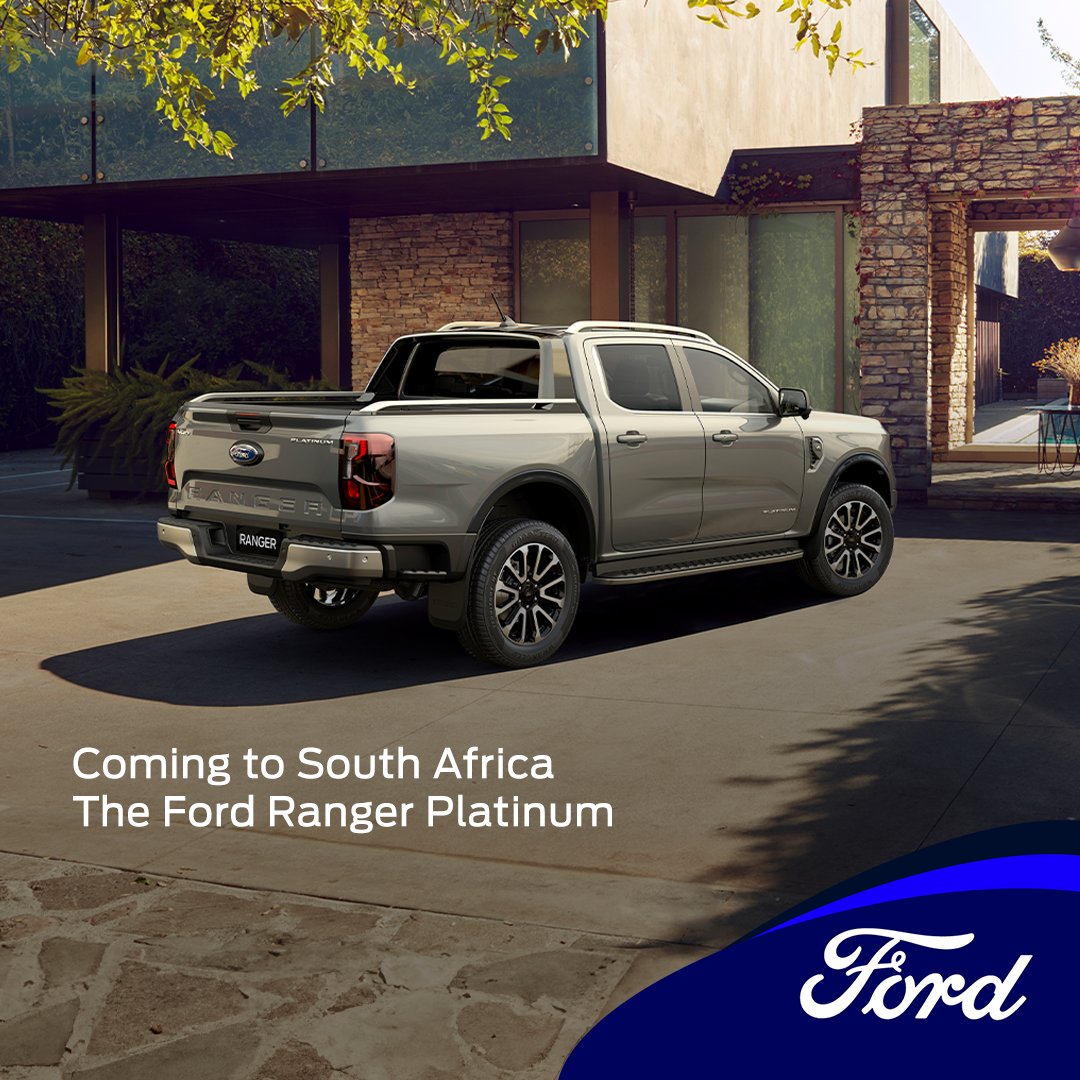 💪 Tough? Check. Luxury? Check. Who says you can't have both beauty and a beast on the road? Introducing the unstoppable new Ford #Ranger Platinum. 
Coming soon! #LivetheRangerLife #FordSA