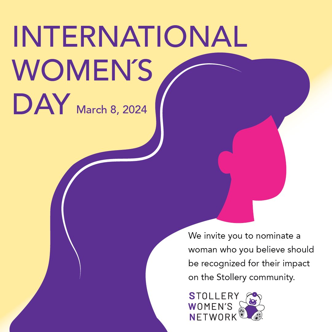 Nominations are open to recognize incredible women who have had an impact on Stollery families! International Women's Day nominations close February 26. Learn more & nominate: forms.gle/3i3PNHks9UqYVe… #InternationalWomensDay #Ittakesavillage #stollery #stollerychildrenshospital