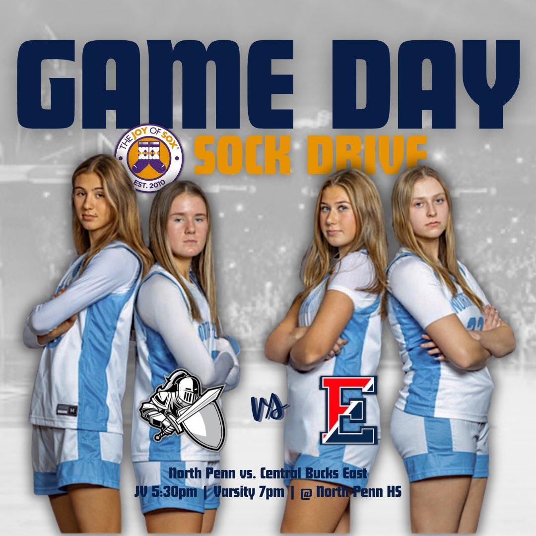Last home game before SOL Tournament Play! Come out to cheer on our girls! NP Student Night, bring your ID and get in FREE and bring a new pair of socks for a free pretzel!