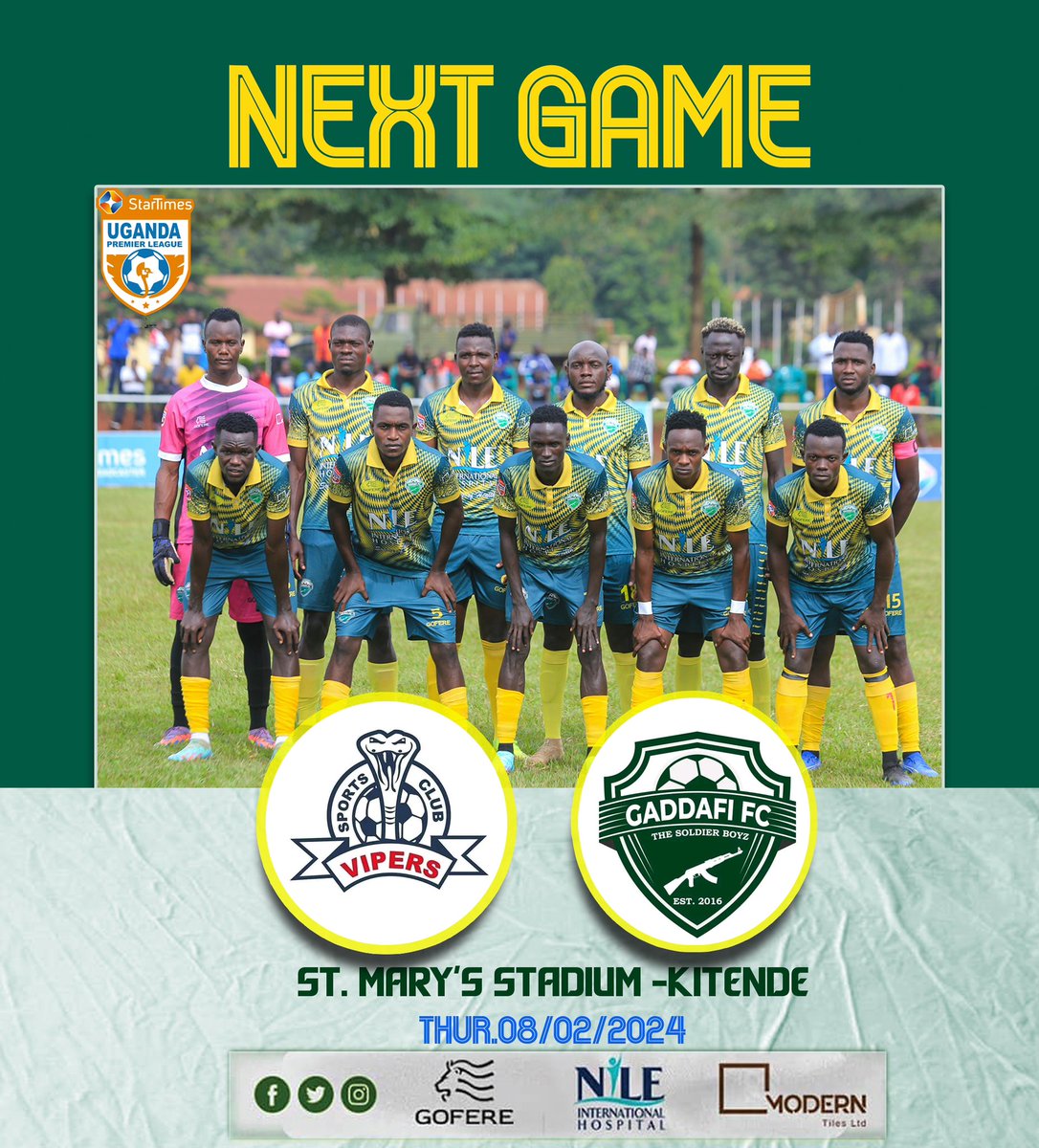 UPPC_FC's tweet image. A trip to Kitende this Thursday 💚

#VIPGAD |#StarTimesUPL
