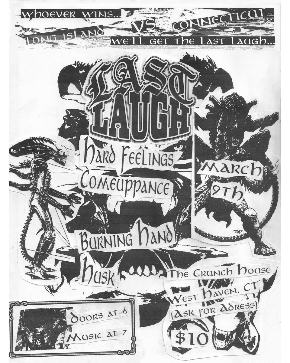 Show I booked for March, also the first Burning Hand show since November so you should definitely come