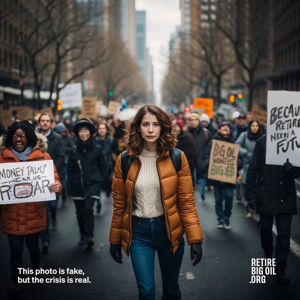 Our team is marching to #RetireBigOil

👇Eirini Gavala, Data Management