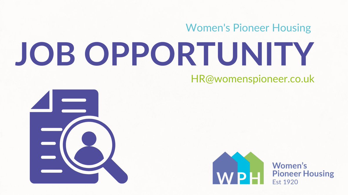 Join out team! 

We are looking for a Team Administrator (Housing Management) to support the housing services team.

🗓️Closing Date: Midday Monday 15th February 2024
Apply➡️ womenspioneer.co.uk/team-administr…

#Recruitment #SocialHousing #JobSearch #housing