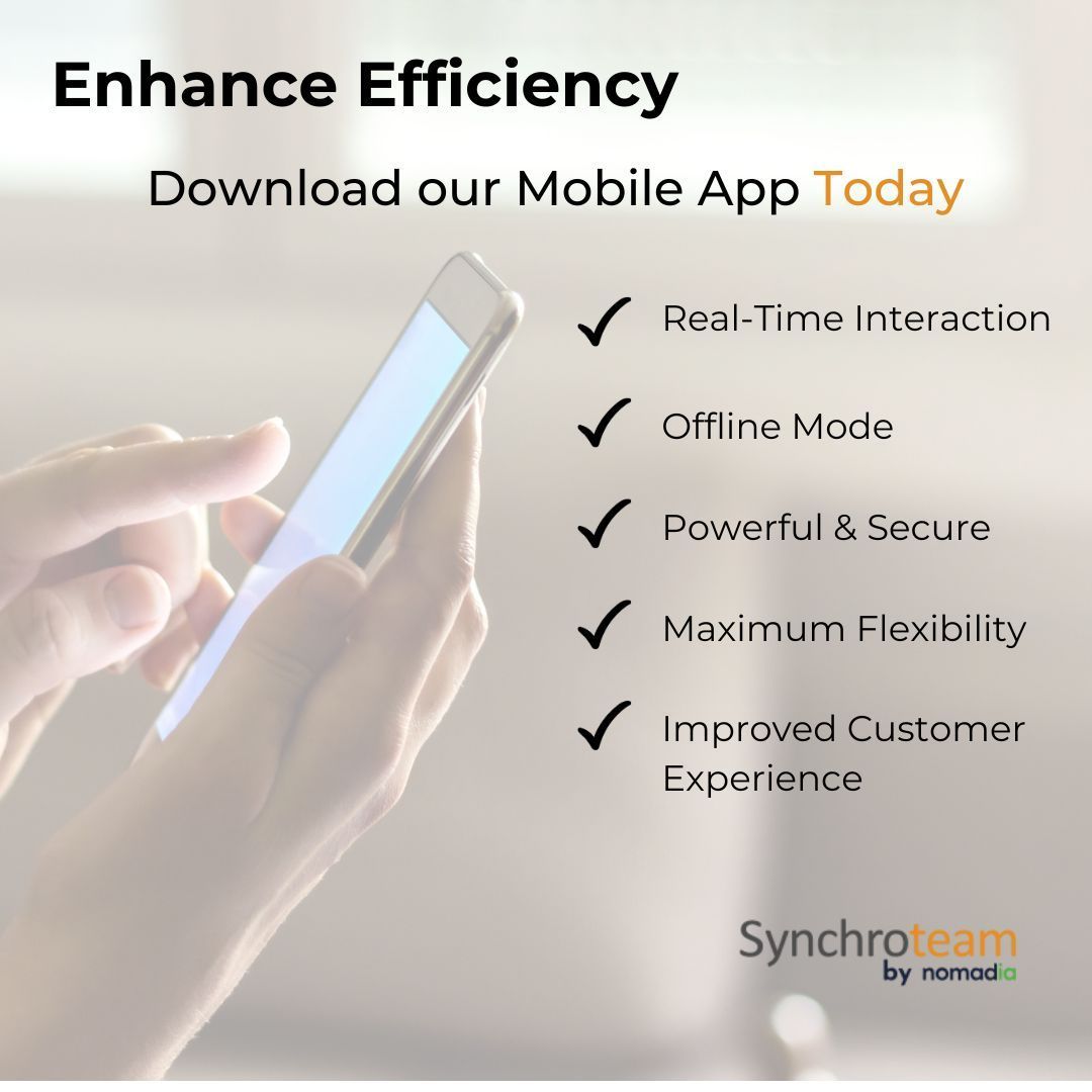 🛠️ Work order management made easy with Synchroteam's Mobile App! Review job details, get instant driving directions, and one-touch contact calling for efficient field service. 💼📱 
.
.
.
#WorkOrderManagement #FieldServiceApp #EfficiencyInYourHands