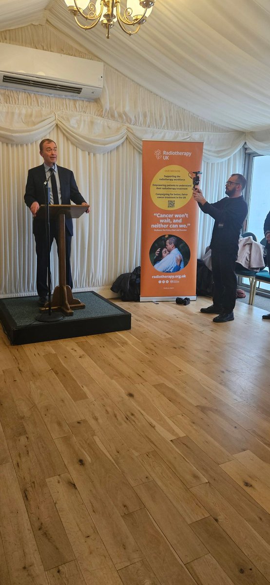 <a href="/timfarron/">Tim Farron</a> launching the new vision for Radiotherapy. 
Right Patient. Right Treatment. Right Time. 
@radiotherapy_uk