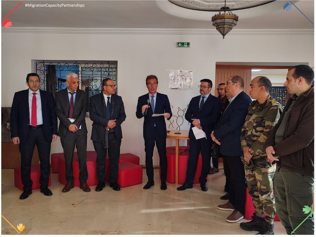 🔴🔵🟢🟡#MigrationCapacityPartnerships @ICMPD launches the Migrant Information and Orientation Desk for Vocational Training Services in Casablanca 🇲🇦 under @EU_Commission funded Mediterranean City to City Migration (MC2CM), inaugurated on January 31, 2024.