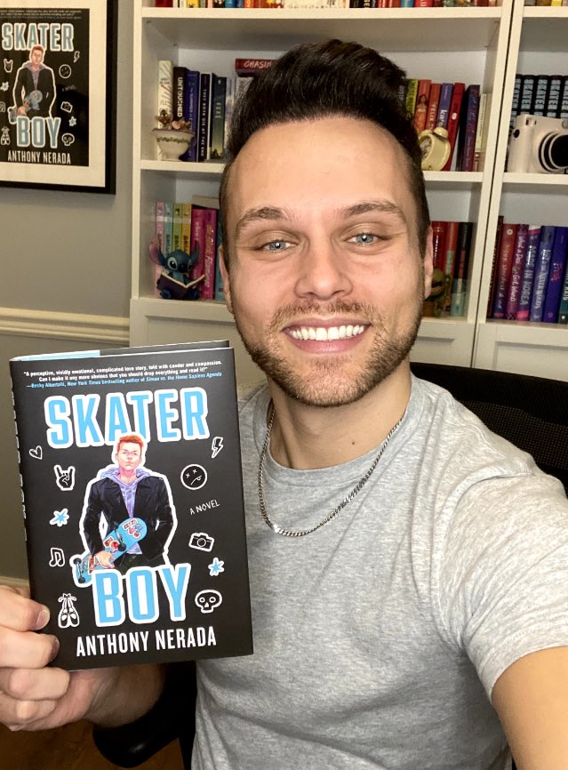 He was a punk. 🛹 He did ballet. 🩰 And HE officially became a published author today!📚 To my younger self—who never felt gay enough or punk enough—this one’s for you. Your voice deserves to be heard. 🤘🏼🖤