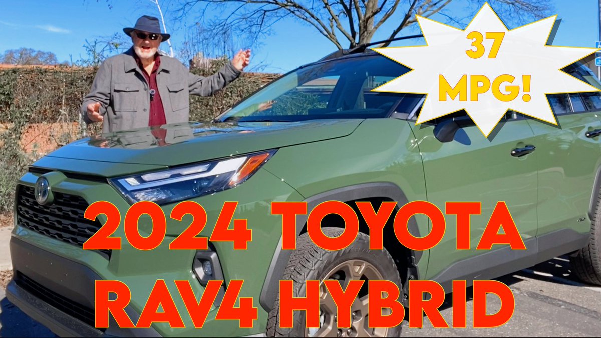 Loved getting over 35 mpg while driving the 2024 @Toyota #RAV4 Hybrid Woodland edition SUV. And check out those bronze wheels! @DriveShopUSA 
youtu.be/NsVGlb_FPag?si…