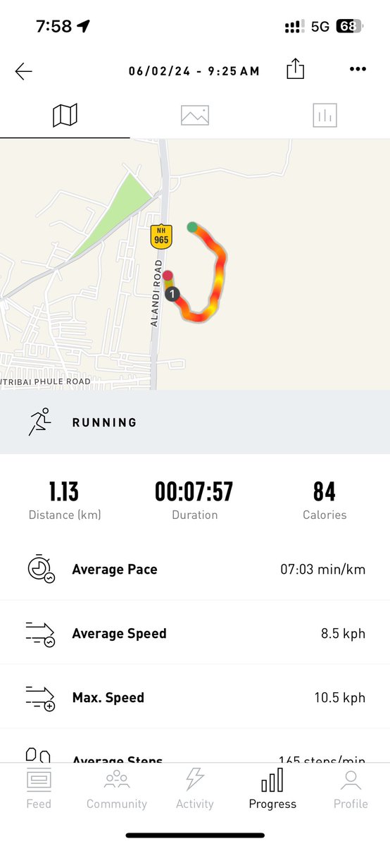 de_priyank's tweet photo. Starting #30daysofrunning for improving my physical and mental being
Will be posting the updates here idk who wants to see this in their timeline but will be posting it for myself ☺️ for some accountability.
Feel free to follow along https://t.co/NgOyukUVrI
