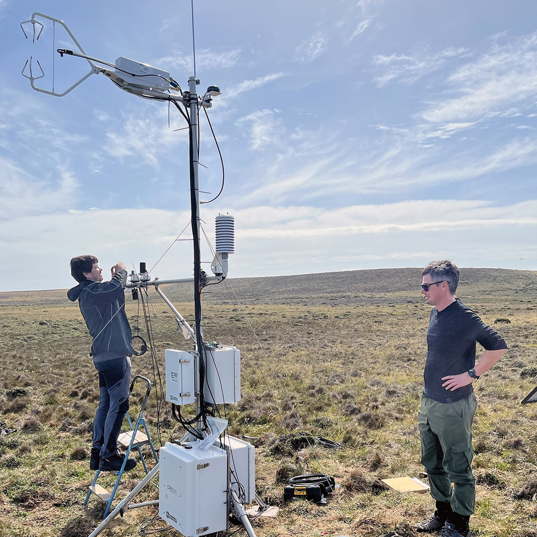 New flux towers are being installed in the #FalklandIslands to measure carbon movement on peatlands. 🌐 As one of the most peat-rich areas globally, the new data will guide restoration and #NetZero efforts 🔗ceh.ac.uk/news-and-media… @SAERI_FI @FalklandsGov @FI_Conservation