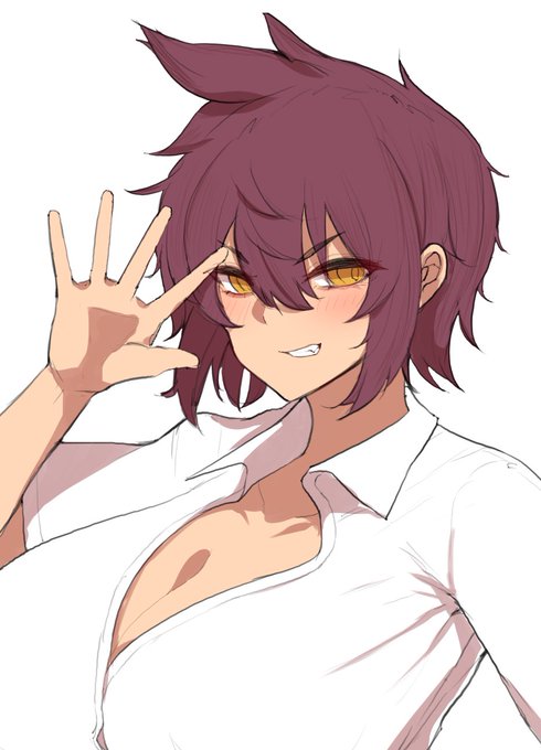 名刺用のイラストにうちのアキラちゃん引っ張り出して色塗ってる☺やっぱりめんこいねぇ～♥♥♥ 