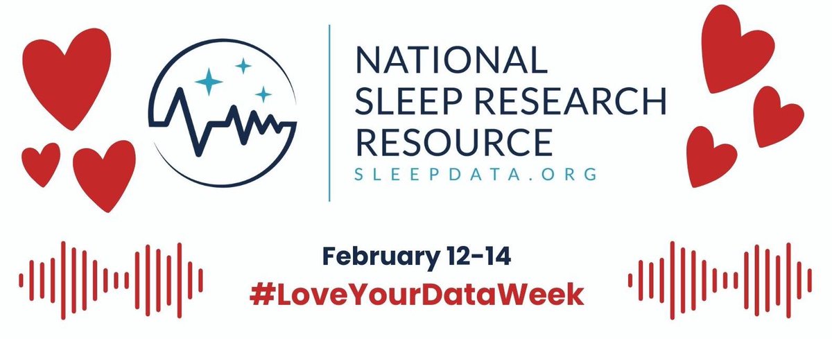 Calling all #NSRR researchers!  ⏰ ‼️ 

Next week is #LoveYourData week and we want to hear from you! Why do YOU love your #SleepData?