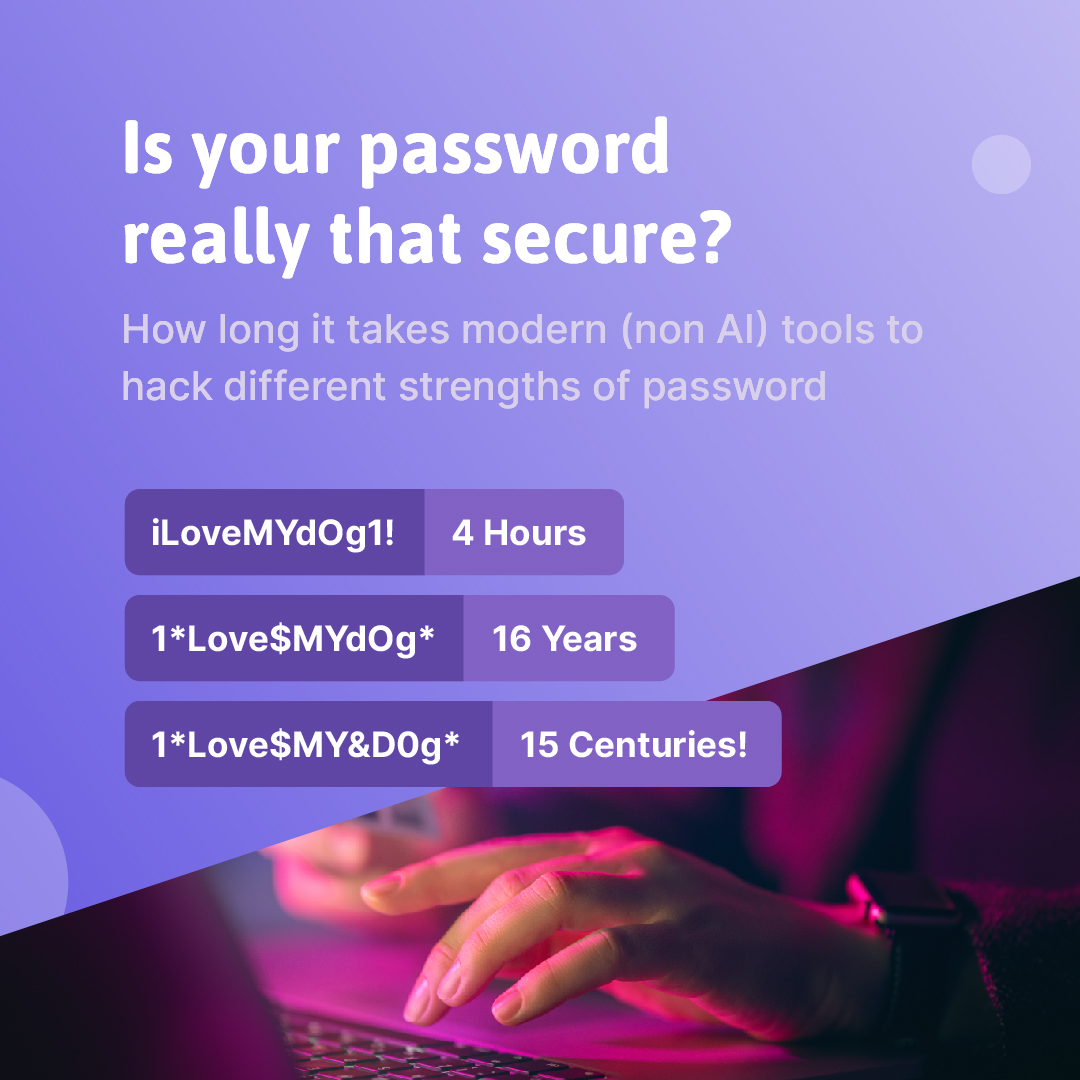 Know the difference between a weak password and a strong one? Password manager tools are the best way to ensure you’re creating secure passwords. Want to make sure your business is really safe? Get in touch for a free consultation.  
#GetLoopli #Bespokesecurity #Cybersecuritytips